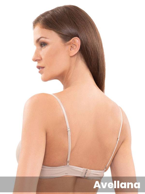 Corpiño Armado Taza Micromasaje Segunda Piel