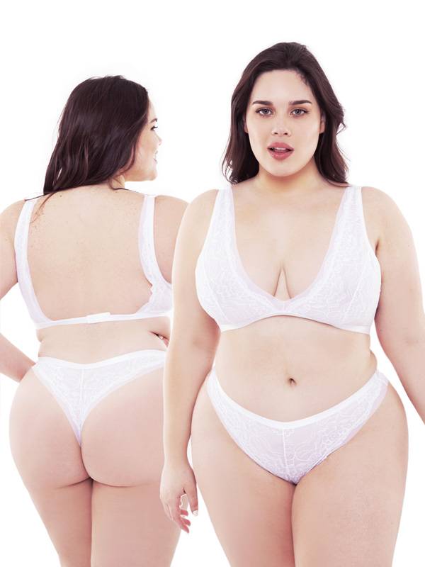 Corpiño Marilyn Tul y Puntilla