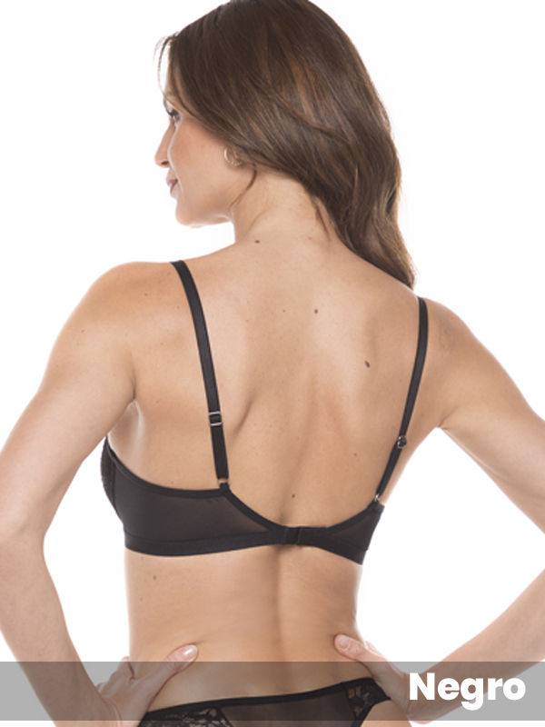 Corpiño Con Aro Tul Y Puntilla