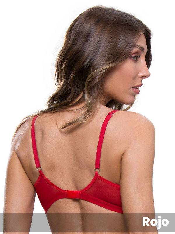 Corpiño Con Aro Tul Y Puntilla