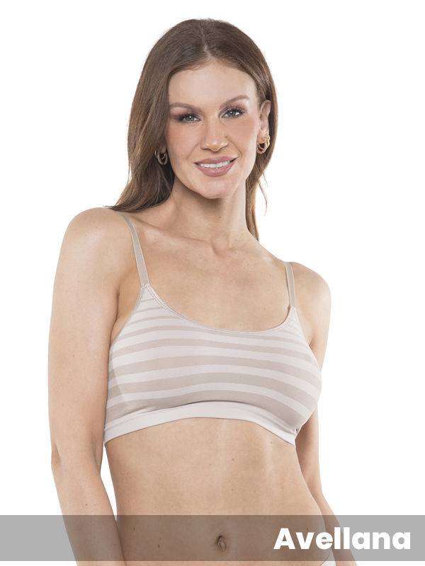 Top Rayado Sin Costura