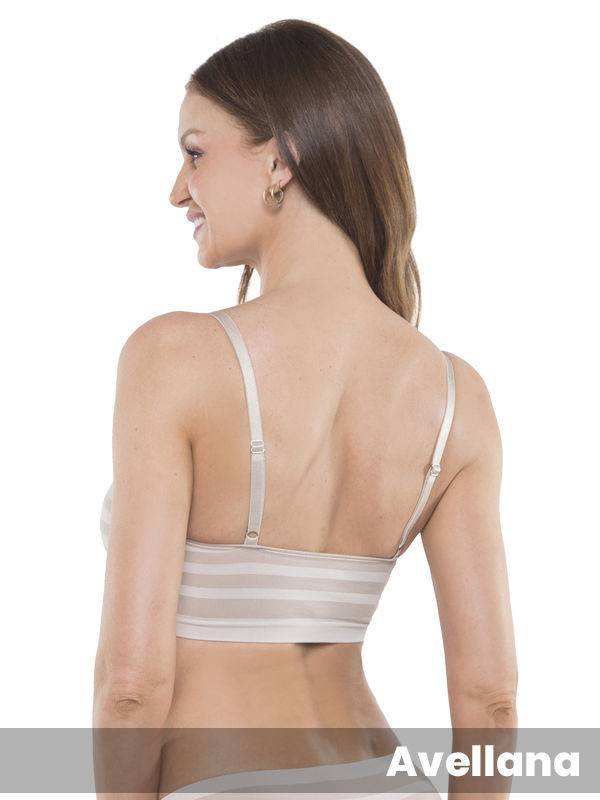 Top Rayado Sin Costura