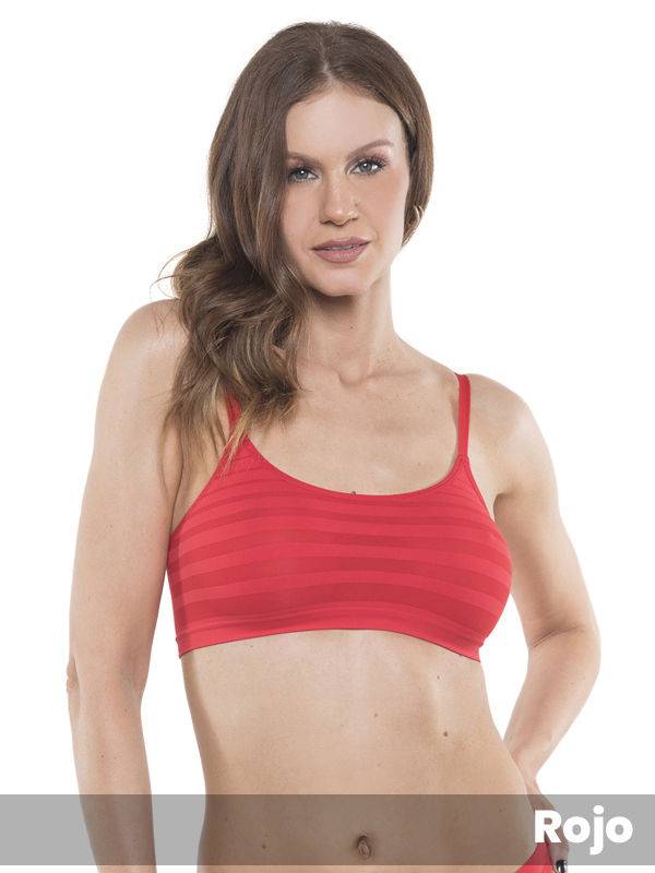 Top Rayado Sin Costura