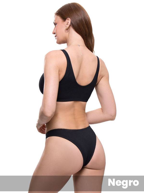 Top Algodón Lycra Con Grifa