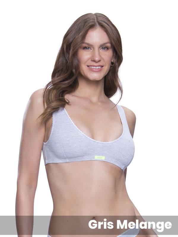 Top Algodón Lycra Con Grifa