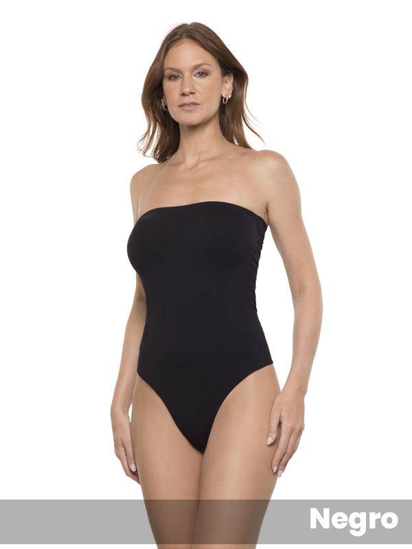 Body Strapless Liso Sin Costura
