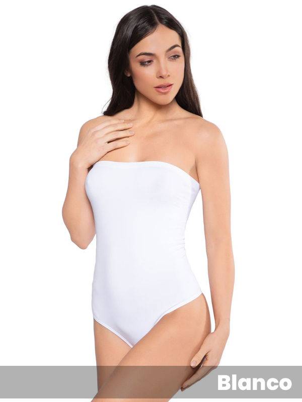 Body Strapless Liso Sin Costura