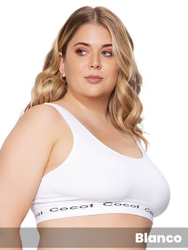 Top Algodón Lycra Basic Sin Costura