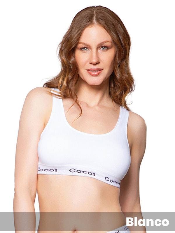Top Algodón Lycra Basic Sin Costura