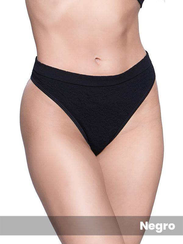 Colaless Floreado Picot Sin Costura