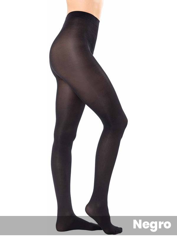 Panty Ultraopaca Desnuda con  Triangulo Lycra