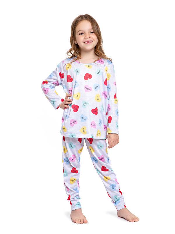 Pijama Niña Corazones