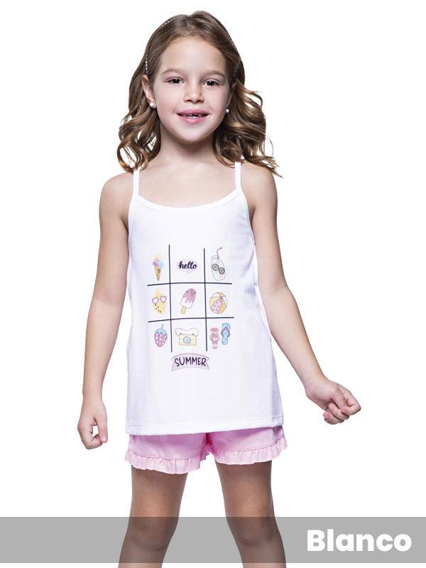 Pijama Musculosa Niña Tateti