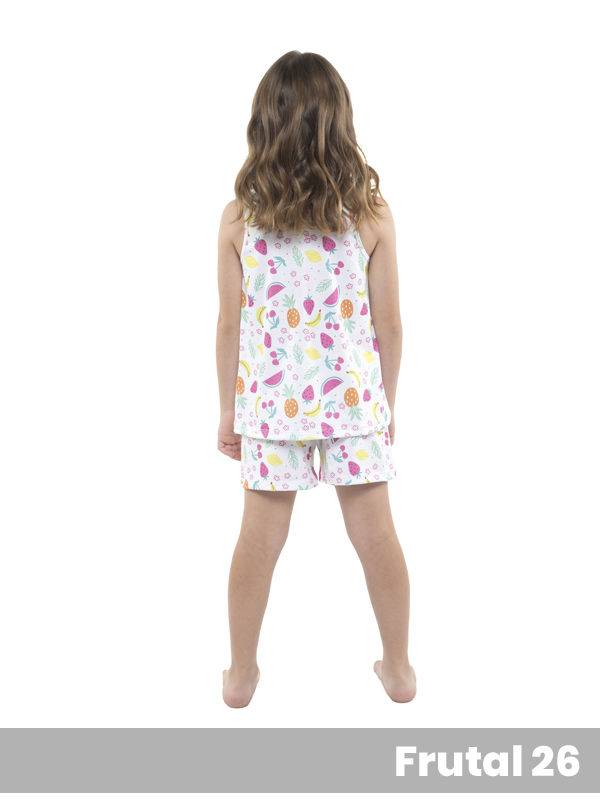 Pijama Niña Musculosa Frutal