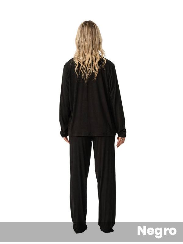 Pijama Camisero Liso