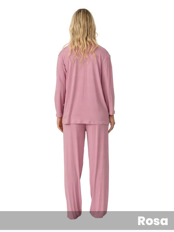 Pijama Camisero Liso