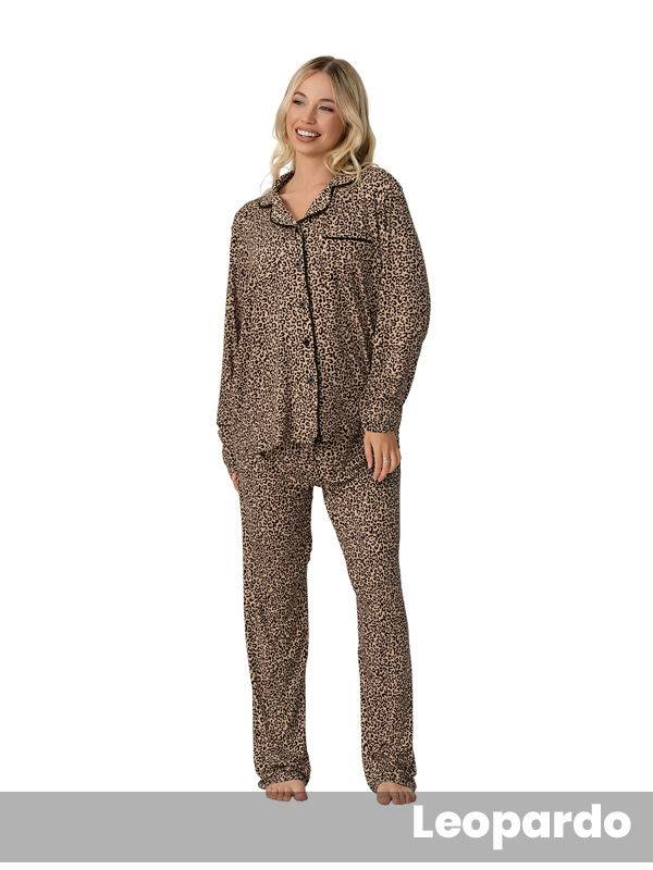 Pijama Camisero Estampado