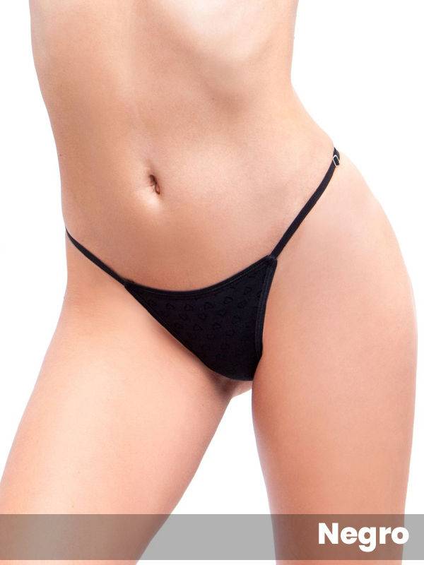 Tanga Colaless Microfibra Corazón
