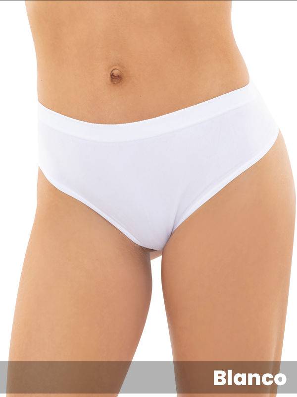 Bombacha Tiro Corto Algodón Lycra Sin Costura