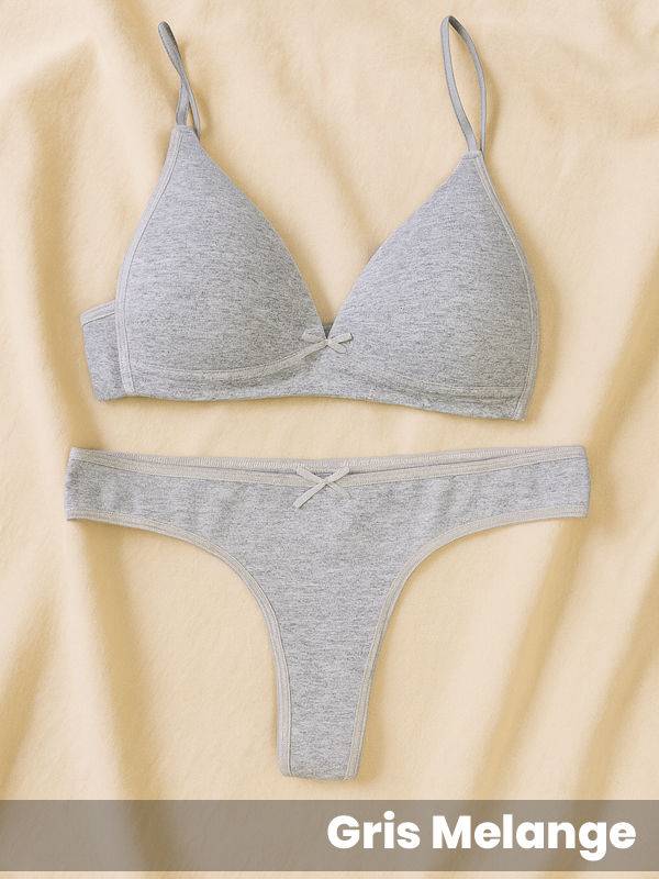 Triangulo soft en algodón-lycra con colaless