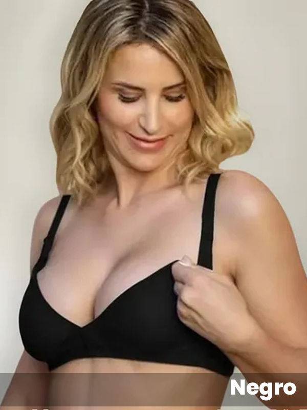 Corpiño Premoldeado Amamantar en Algodón con Lycra.