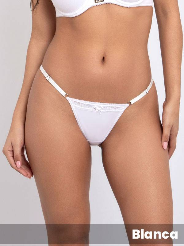 Pack x3 bombacha colaless en Algodón con Lycra y Puntilla Regulable
