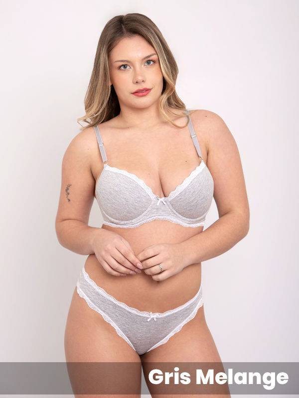Taza Soft con Base en algodón- Lycra con Puntilla - Colaless