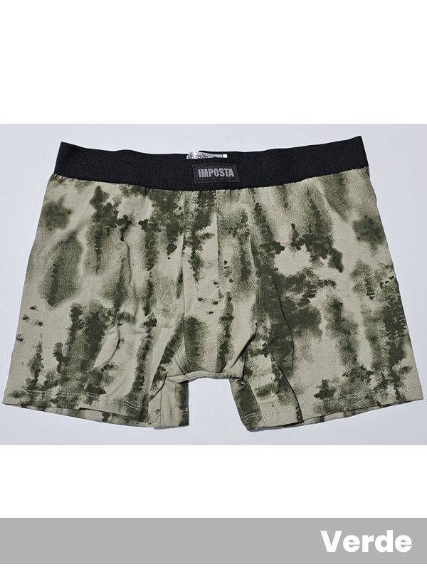 Boxer en algodón y lycra estampa BATIK