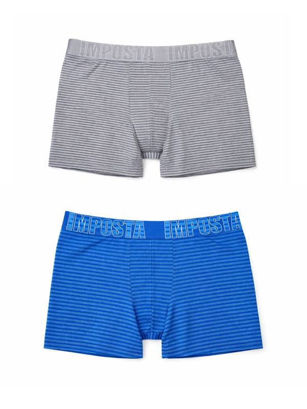 Pack X2 Bóxers estampados Rayado