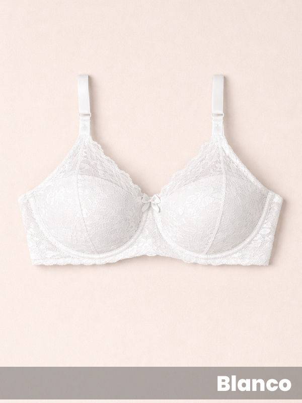 Corpiño Reductor de Puntilla con Taza forrada T.90 al 120