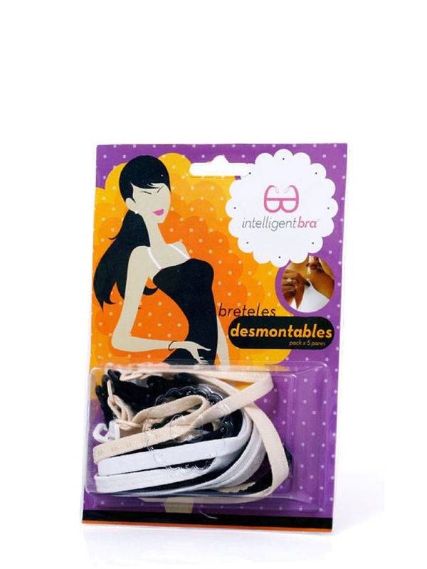 Breteles desmontables Pack x3 De 6 Mm Gancho Metal