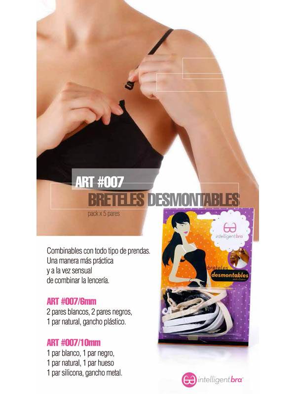 Breteles Desmontables 6Mm Pack X5