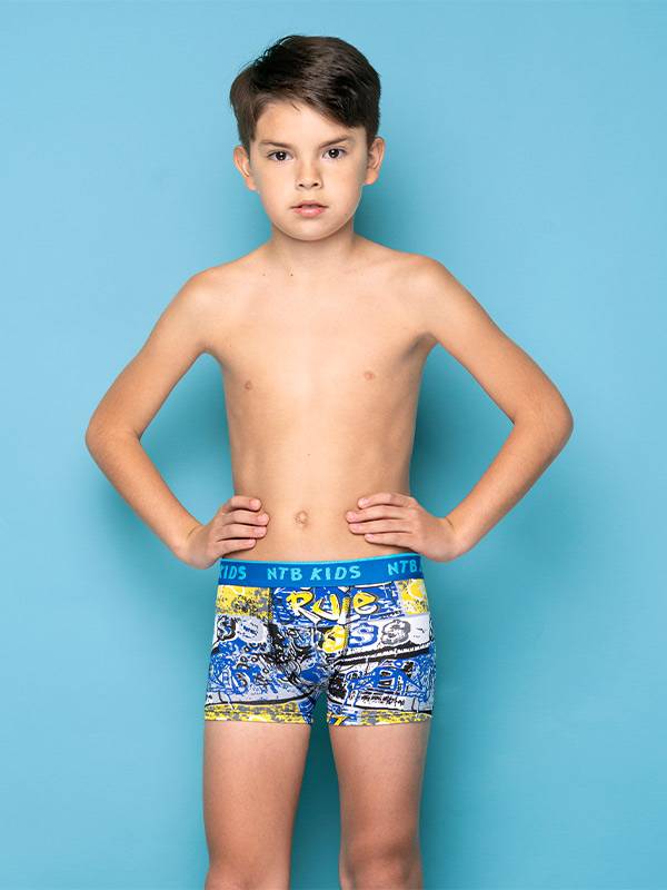 Boxer Juvenil Alg/Lycra Estampado y Elastico Personalizado