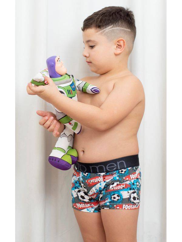 Boxer Juvenil Alg/Lycra Estampado y Elastico Personalizado