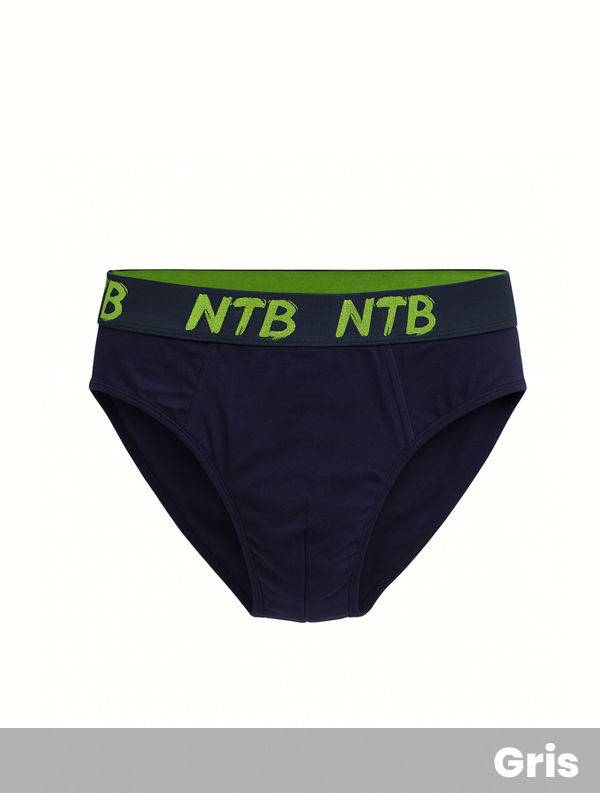Slip Alg/Lycra con  Costura A Contratono y Elas. Perso.