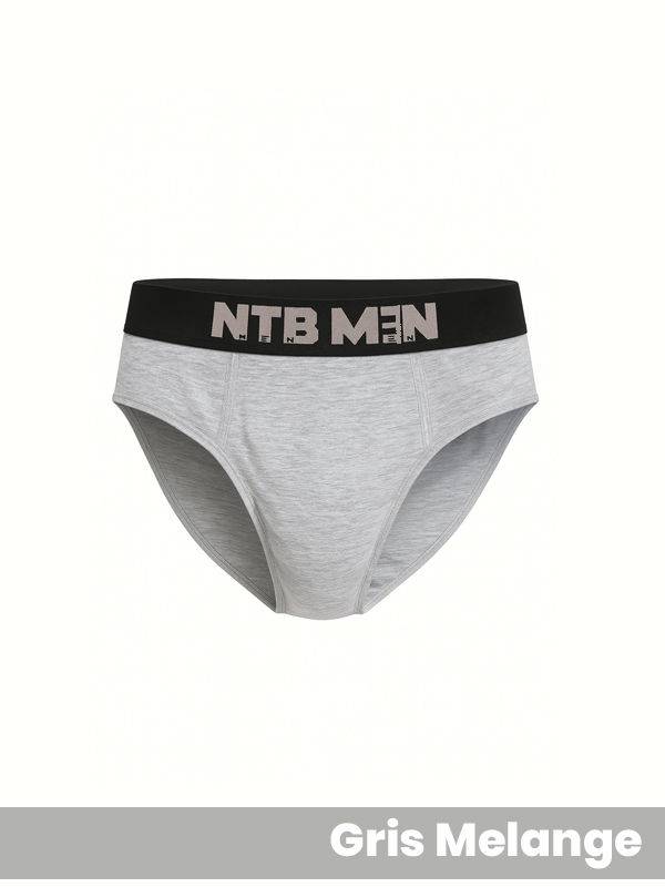 Slip Alg/Lycra con  Costura A Contratono y Elas. Perso.