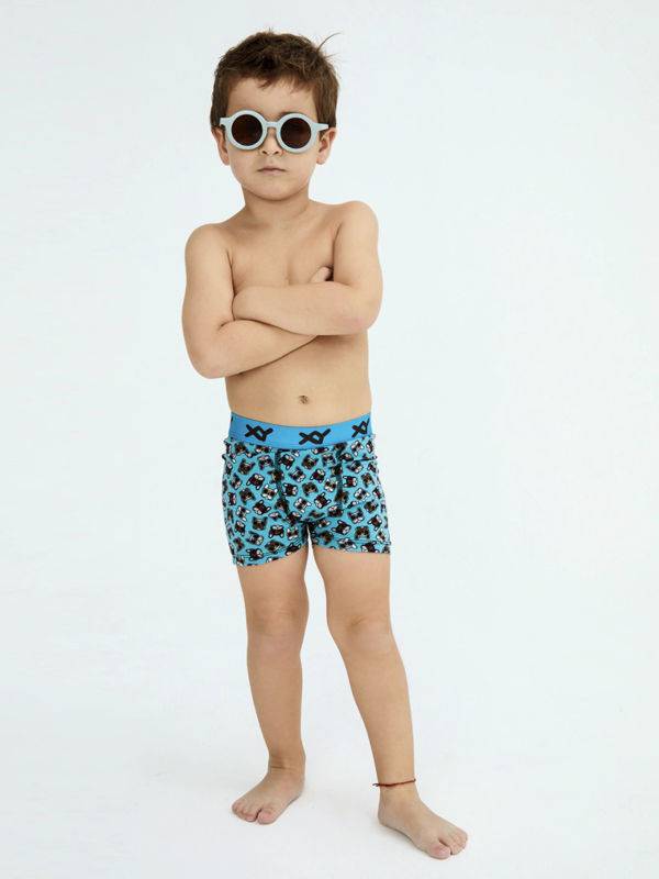 Bóxer Niño Algodón-Elastano Estampado Perritos