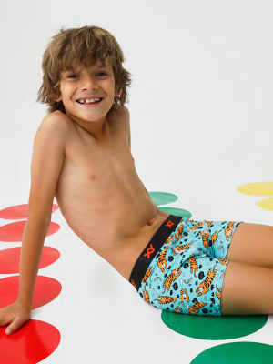 Bóxer Niño Algodón-Lycra Estampado Fly