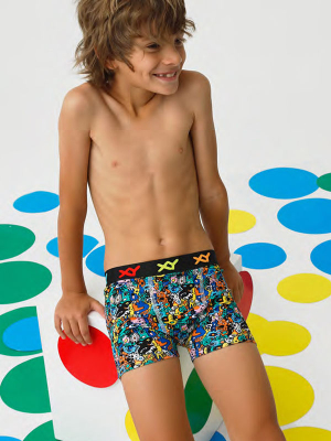 Bóxer Niño Algodón-Lycra Estampado Cartoon
