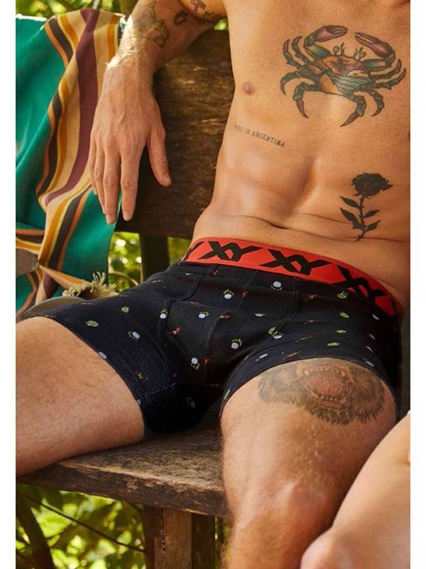 Boxer Algodón-Lycra Pinza Central Bombas Talle