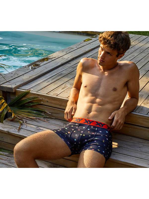 Boxer Algodón-Lycra Pinza Central Icons