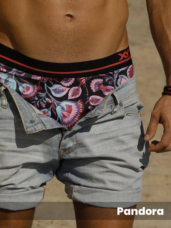 Boxer algodón-lycra estampado Pandora