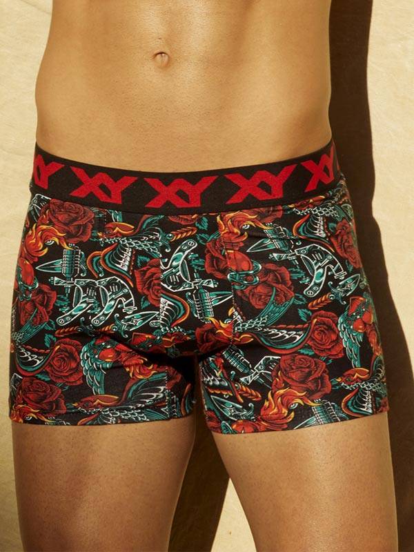 Boxer algodón-lycra pinza central Tradi Ink