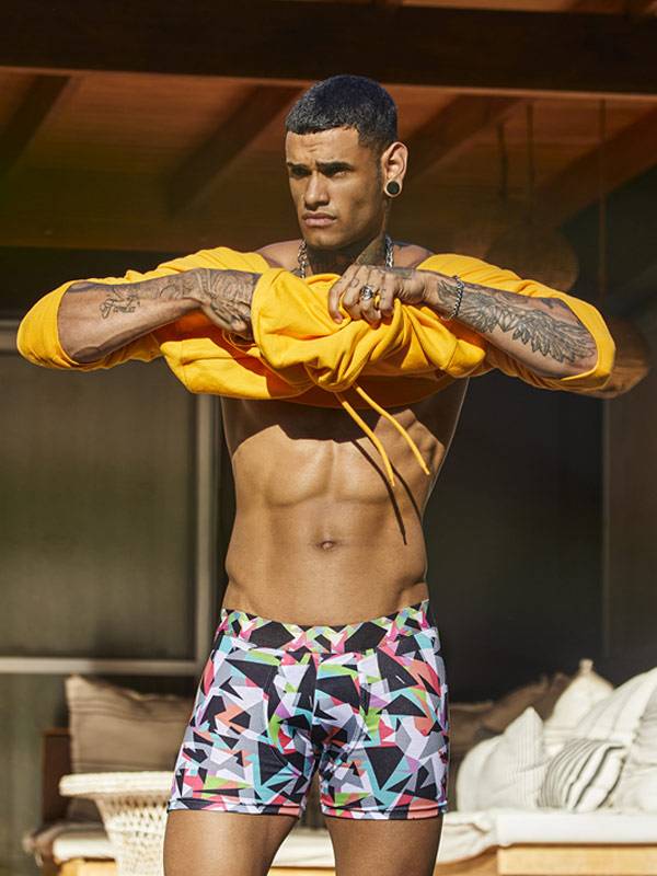 Boxer Algodón-Lycra Pinza Central Triangulos