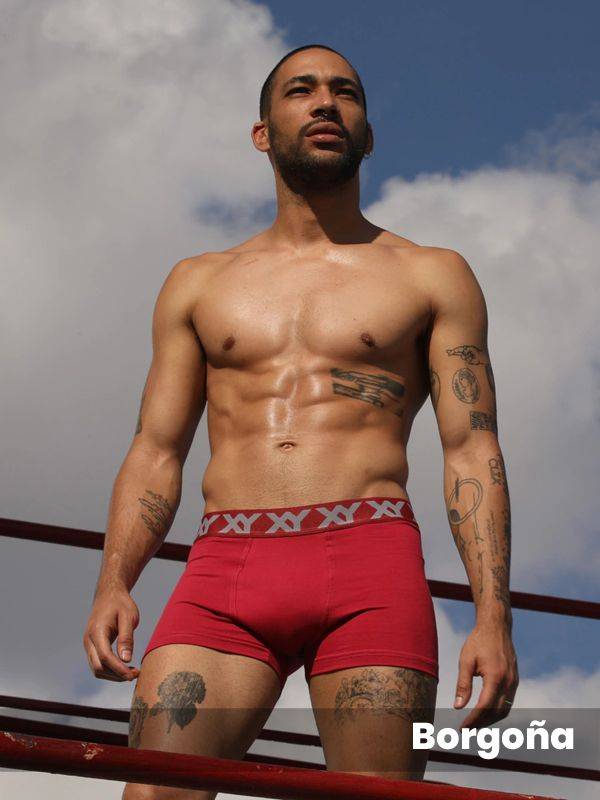 Boxer Algodón-Lycra Liso
