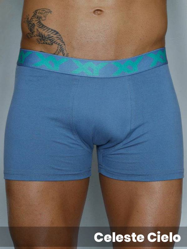 Boxer Algodón-Lycra Liso