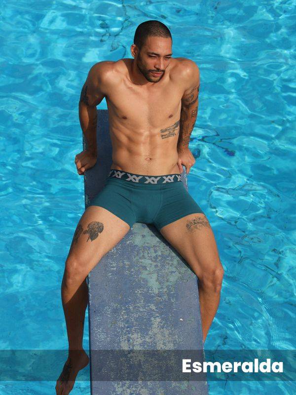 Boxer Algodón-Lycra Liso