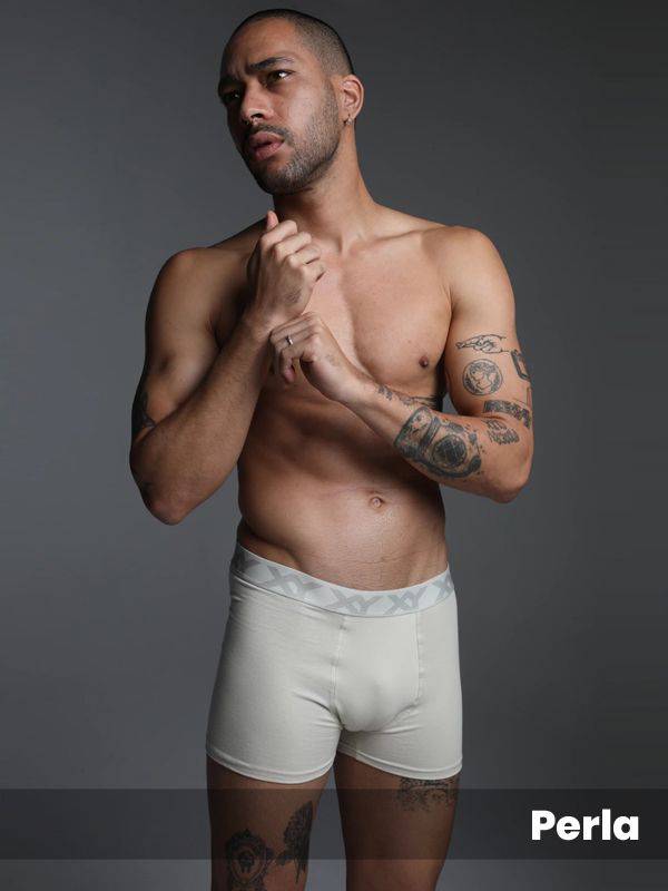Boxer Algodón-Lycra Liso