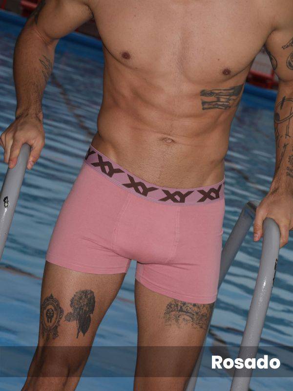 Boxer Algodón-Lycra Liso
