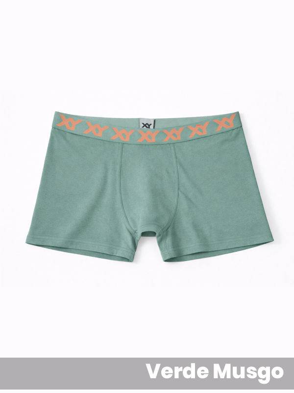 Boxer Algodón-Lycra Liso